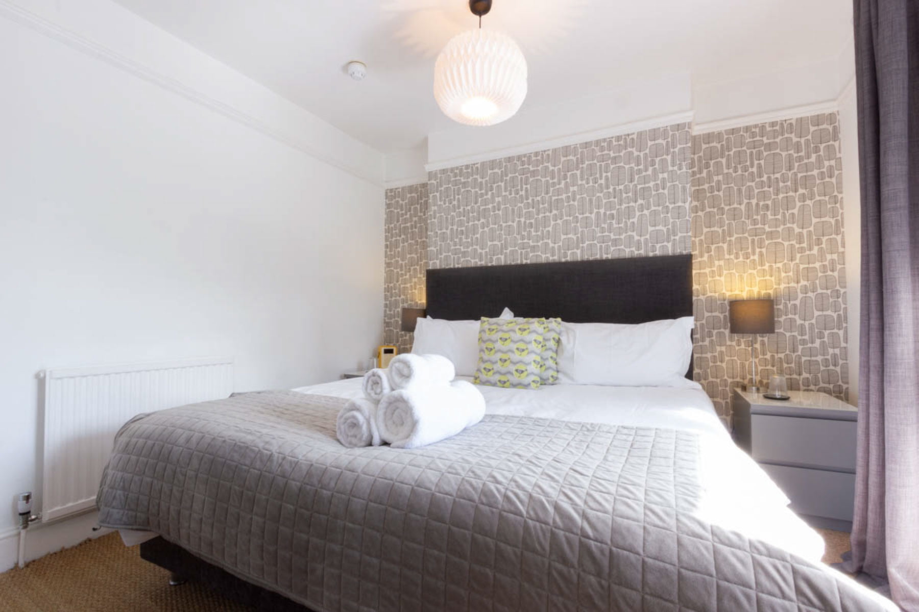 Hotel room in a 4 star hotels in Brighton. Whitehouse Brighton.